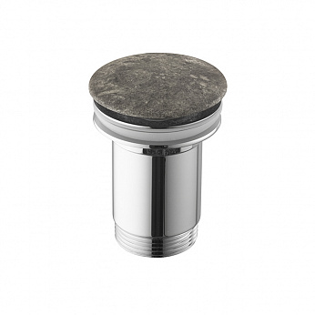 SLENDER донный клапан без перелива с керамической крышкой цвета deep concrete