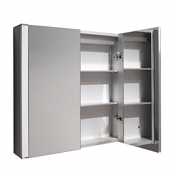 SMART CABINETS шкаф подвесной с двумя дверцами и двойным зеркалом с подсветкой 800Х700Х135